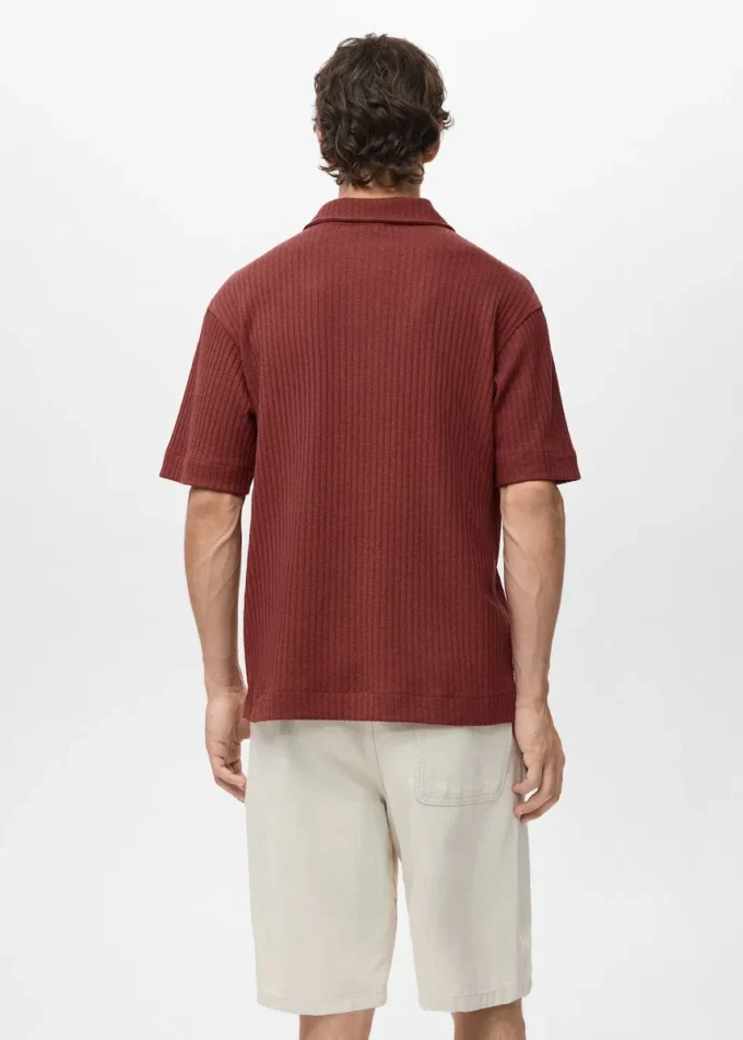 Polo in maglia testurizzata Polo in maglia testurizzata