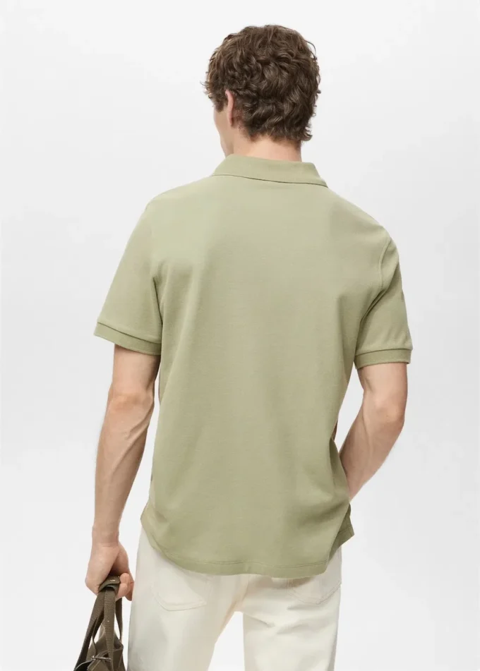 Polo in piqué di cotone dalla vestibilità regolare Polo in piqué di cotone dalla vestibilità regolare