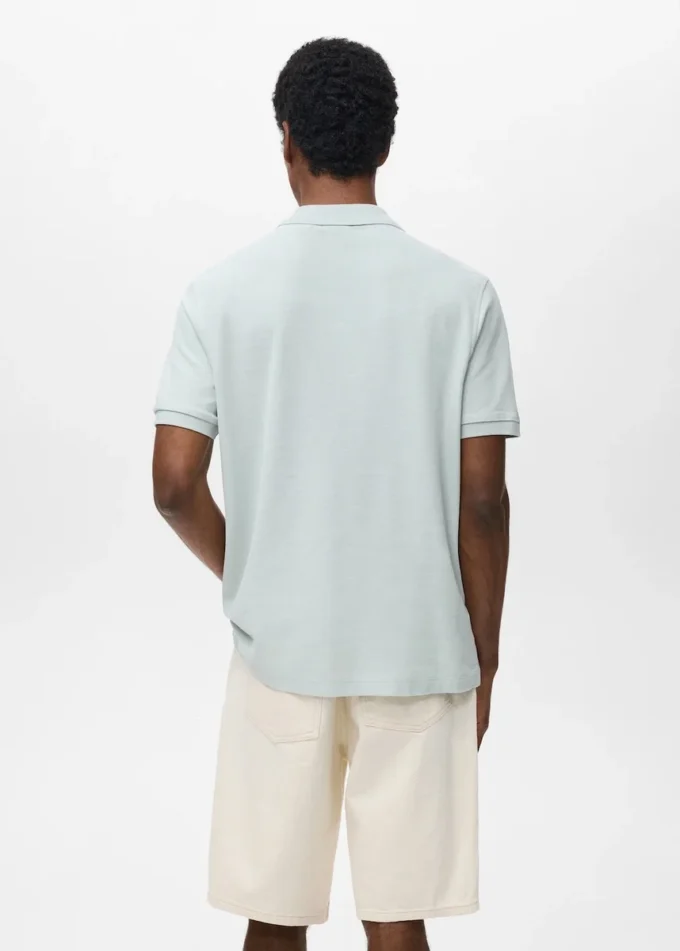 Polo in piqué di cotone dalla vestibilità regolare Polo in piqué di cotone dalla vestibilità regolare