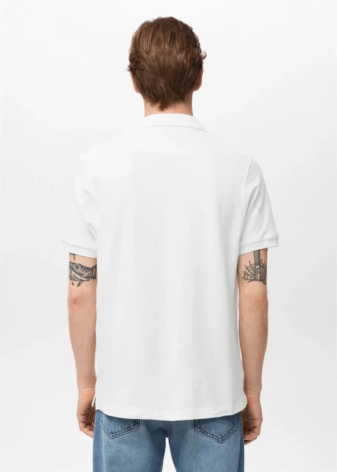 Polo in piqué di cotone dalla vestibilità regolare Polo in piqué di cotone dalla vestibilità regolare