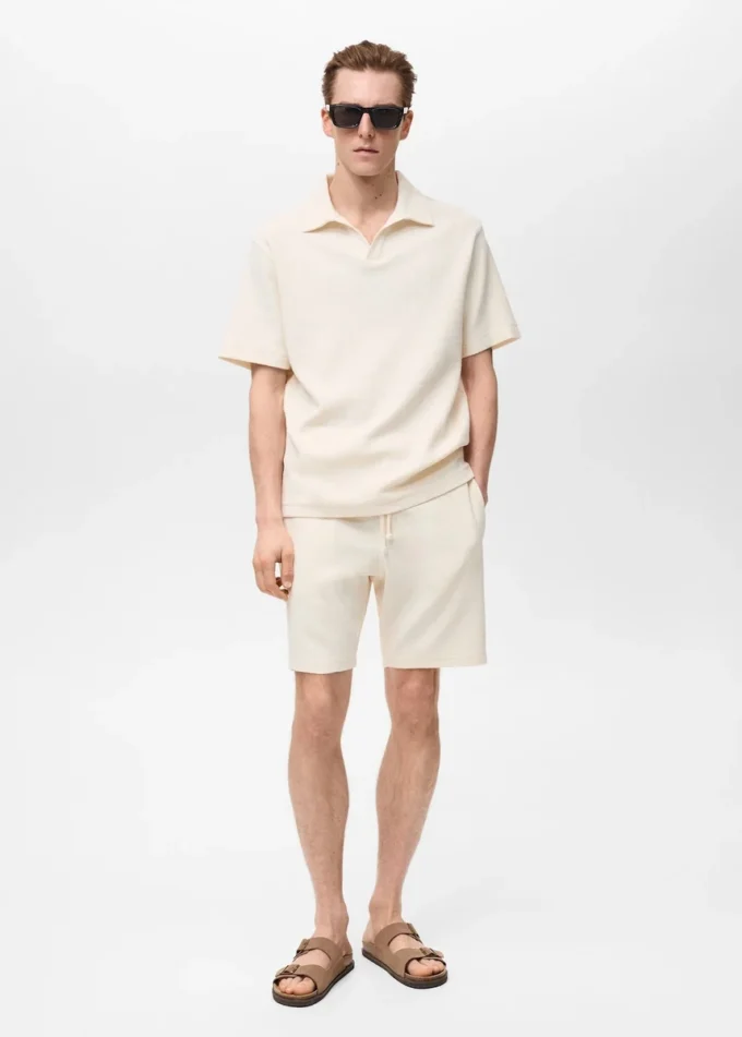 Polo regular fit testurizzata Polo regular fit testurizzata