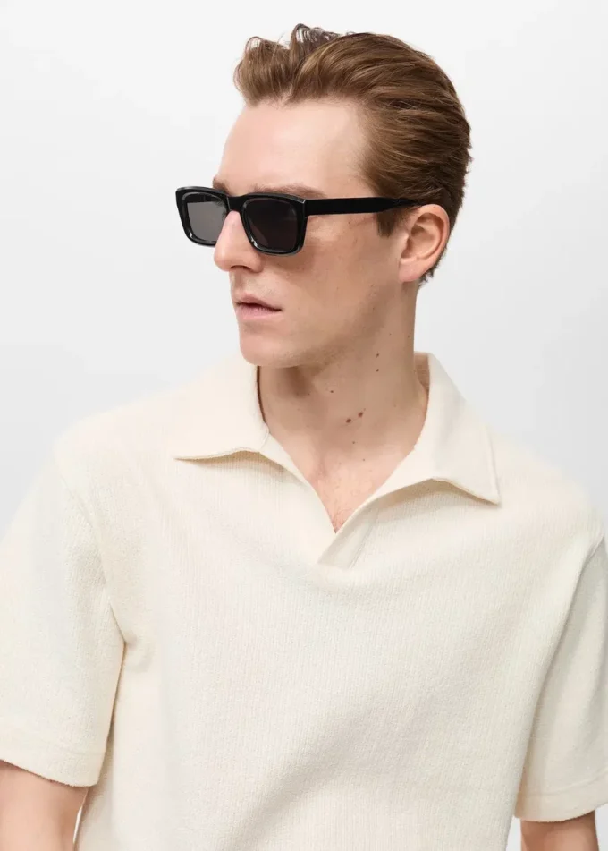 Polo regular fit testurizzata Polo regular fit testurizzata