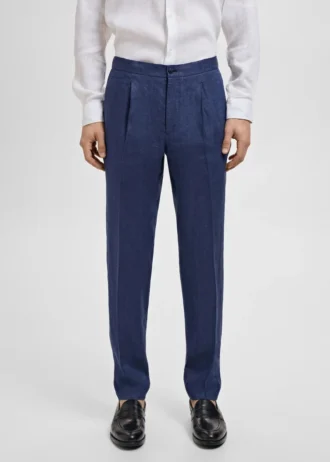 Salerno Pantaloni slim fit in 100% lino Salerno Pantaloni slim fit in 100% lino