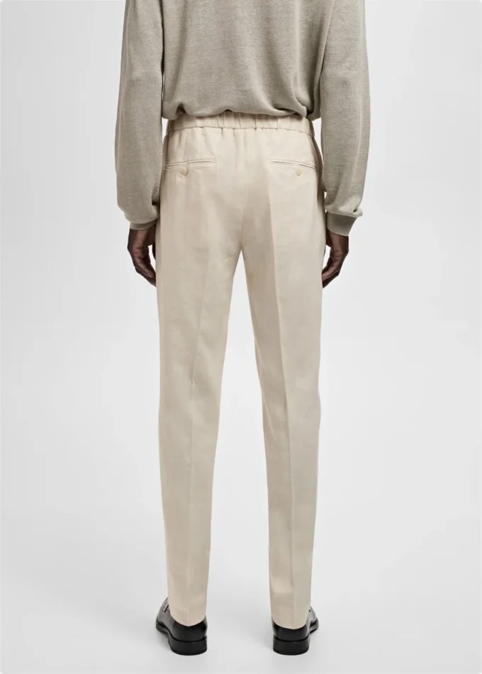 Salerno Pantaloni slim fit in 100% lino Salerno Pantaloni slim fit in 100% lino