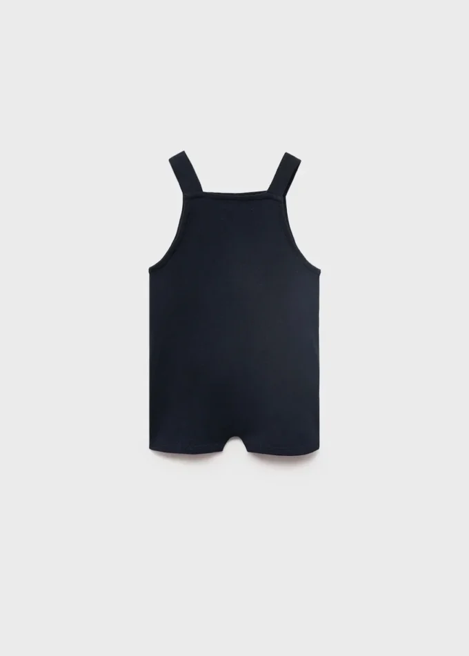 Salopette corta in cotone Salopette corta in cotone