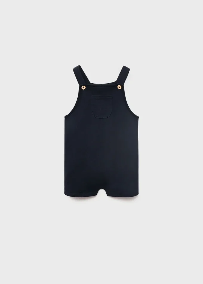 Salopette corta in cotone Salopette corta in cotone