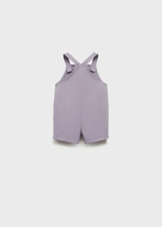 Salopette corta in denim