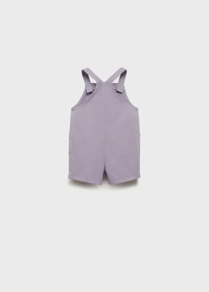 Salopette corta in denim Salopette corta in denim