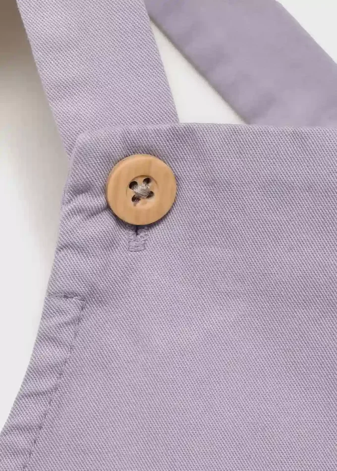 Salopette corta in denim Salopette corta in denim