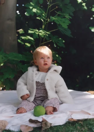 Salopette floreali in velluto a coste