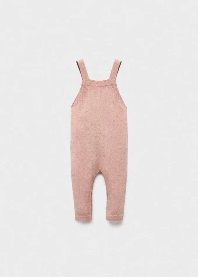 Salopette lavorata a maglia con ricami Salopette lavorata a maglia con ricami