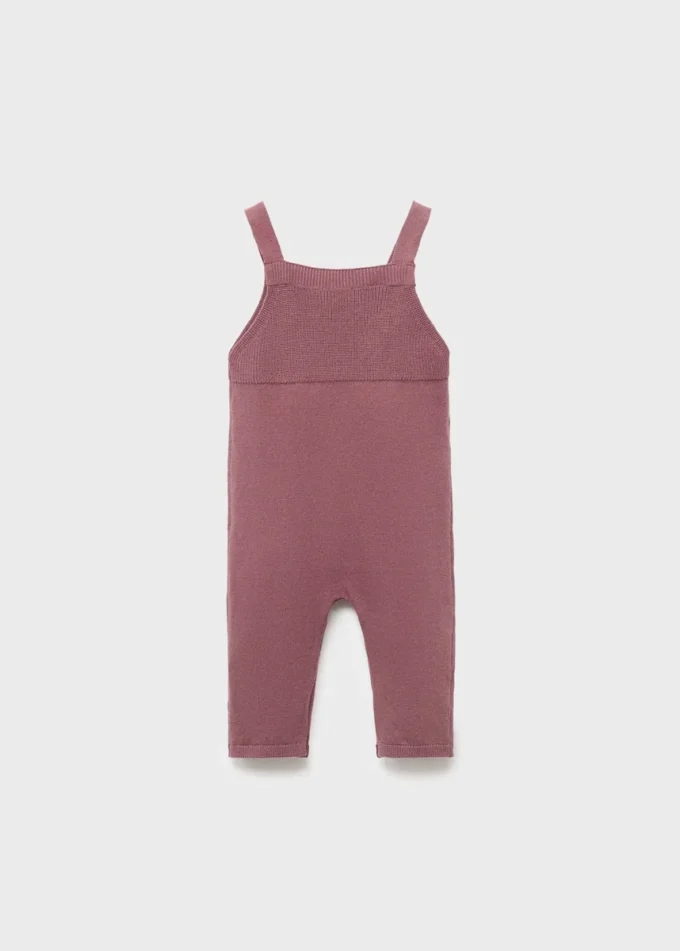 Salopette lavorata a maglia con ricami Salopette lavorata a maglia con ricami