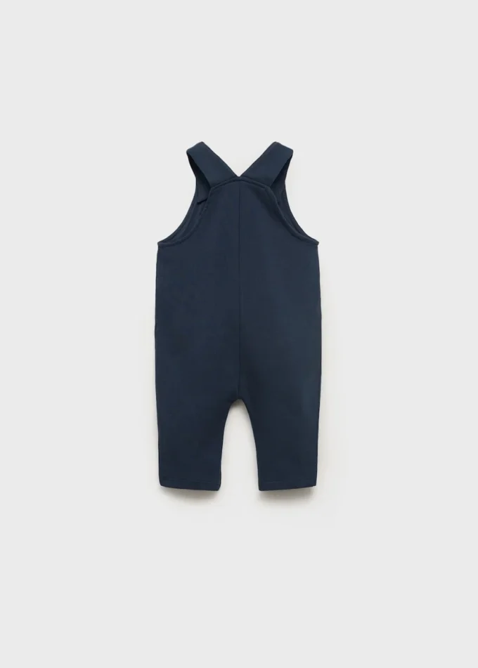 Salopette lunga in cotone