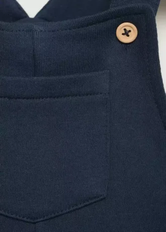 Salopette lunga in cotone