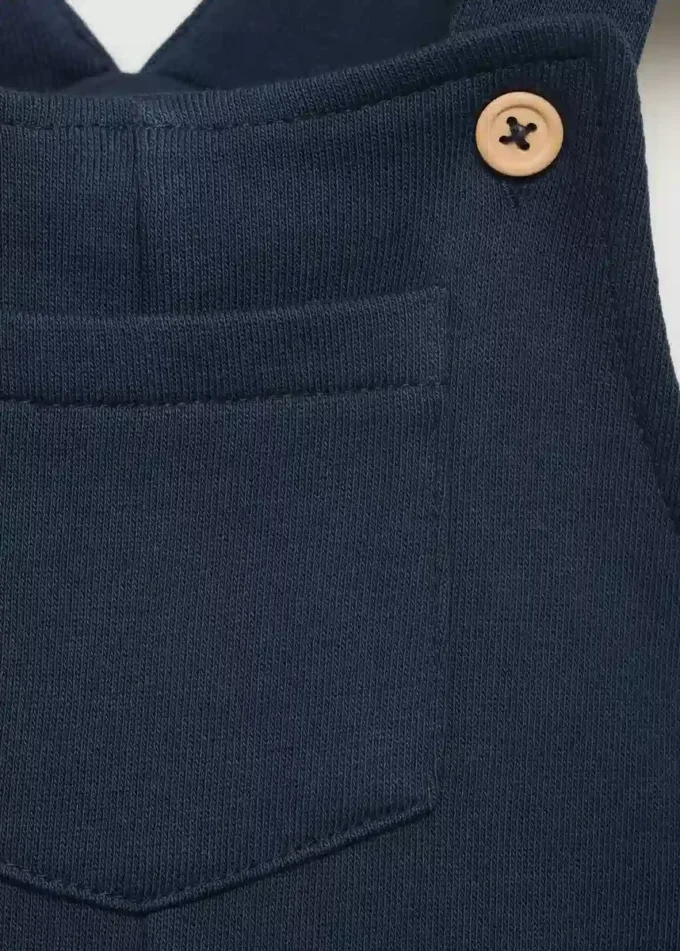 Salopette lunga in cotone