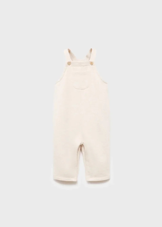 Salopette lunga in cotone