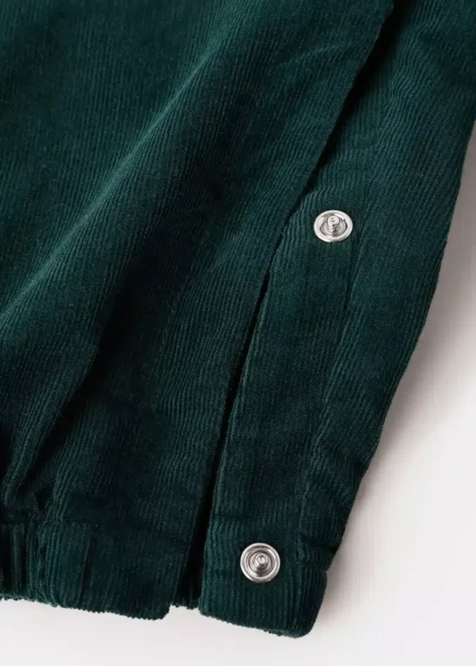 Salopette lunga in velluto a coste