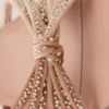 Sandali con tacco basso e strass Sandali con tacco basso e strass