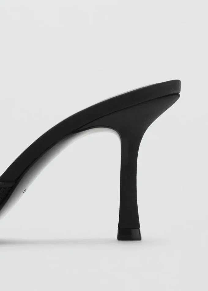 Sandali con tacco in pizzo Sandali con tacco in pizzo