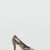 Scarpe con tacco alto con stampa animalier Scarpe con tacco alto con stampa animalier