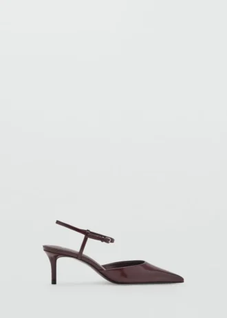 Scarpe con tacco basso e cinturino alla caviglia