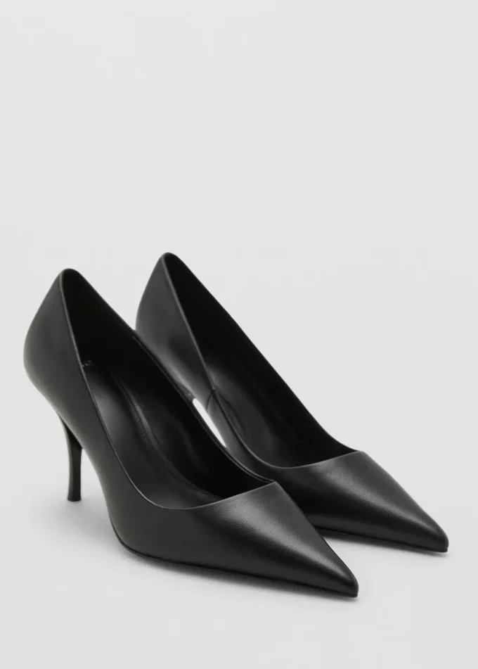 Scarpe con tacco in pelle Scarpe con tacco in pelle