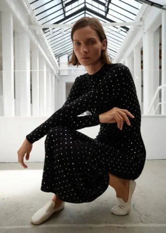 Scarpe in pelle con arricciature