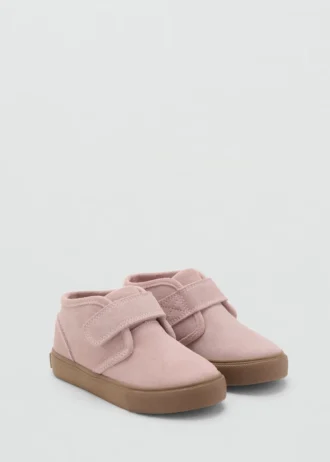 Scarpe in pelle con chiusura in velcro