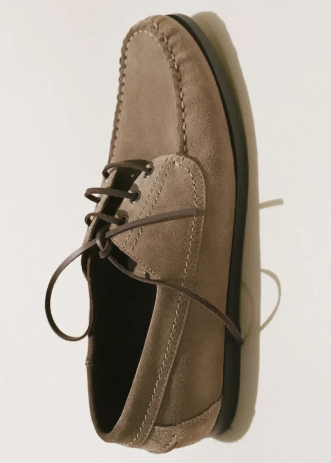 Scarpe nautiche in pelle scamosciata Scarpe nautiche in pelle scamosciata