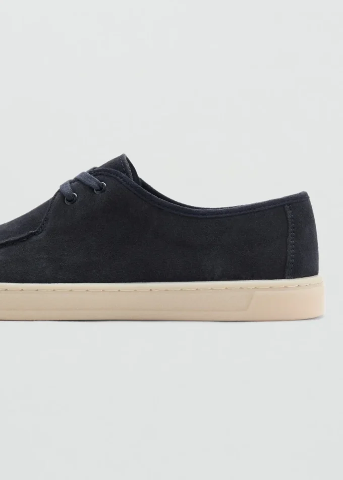 Scarpe nautiche in pelle scamosciata Scarpe nautiche in pelle scamosciata