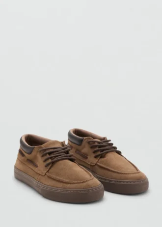 Scarpe stringate in pelle