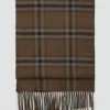 Sciarpa a quadri con frange Sciarpa a quadri con frange