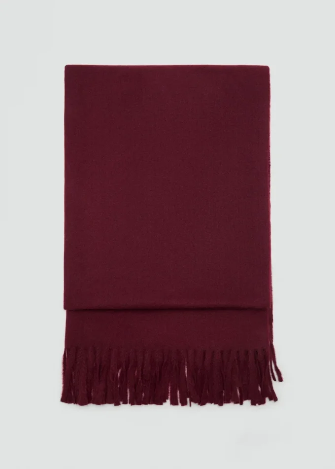 Sciarpa con bordi sfrangiati Sciarpa con bordi sfrangiati