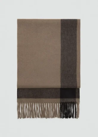 Sciarpa con motivo a righe