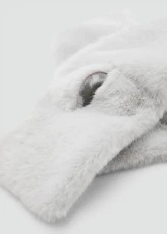 Sciarpa effetto pelliccia