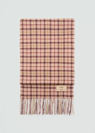 Sciarpa in lana a quadri