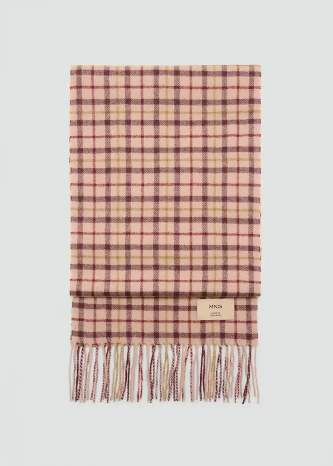 Sciarpa in lana a quadri Sciarpa in lana a quadri