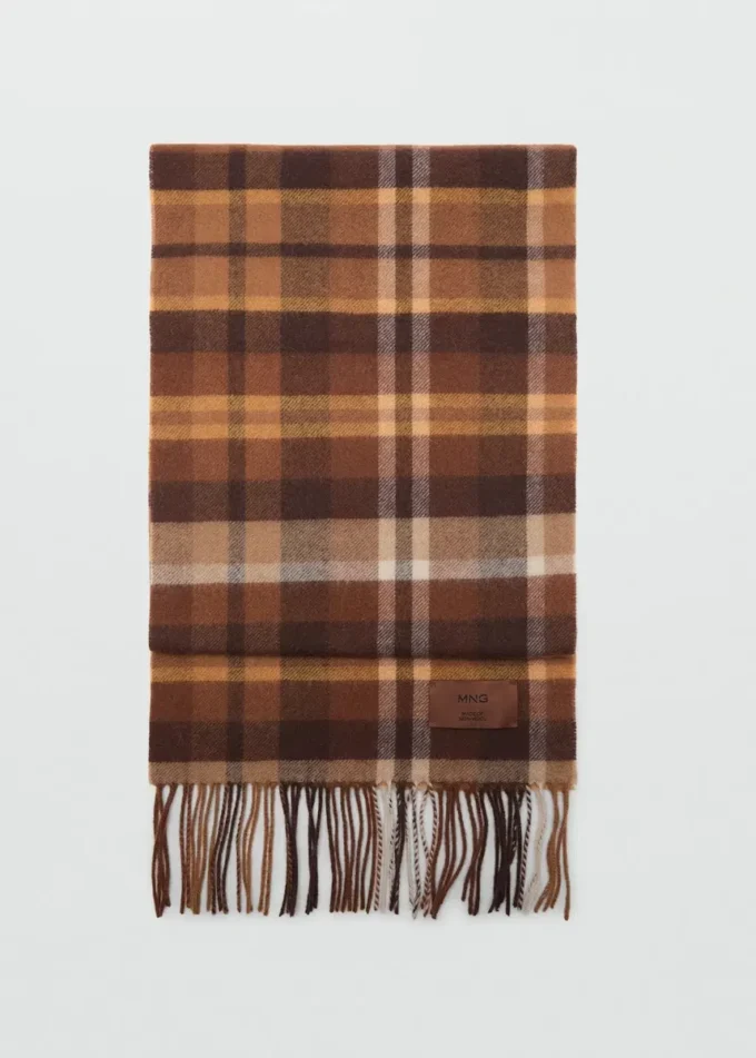 Sciarpa in lana a quadri Sciarpa in lana a quadri