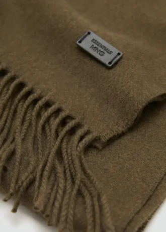 Sciarpa semplice con frange