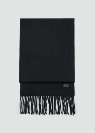 Sciarpa semplice con frange