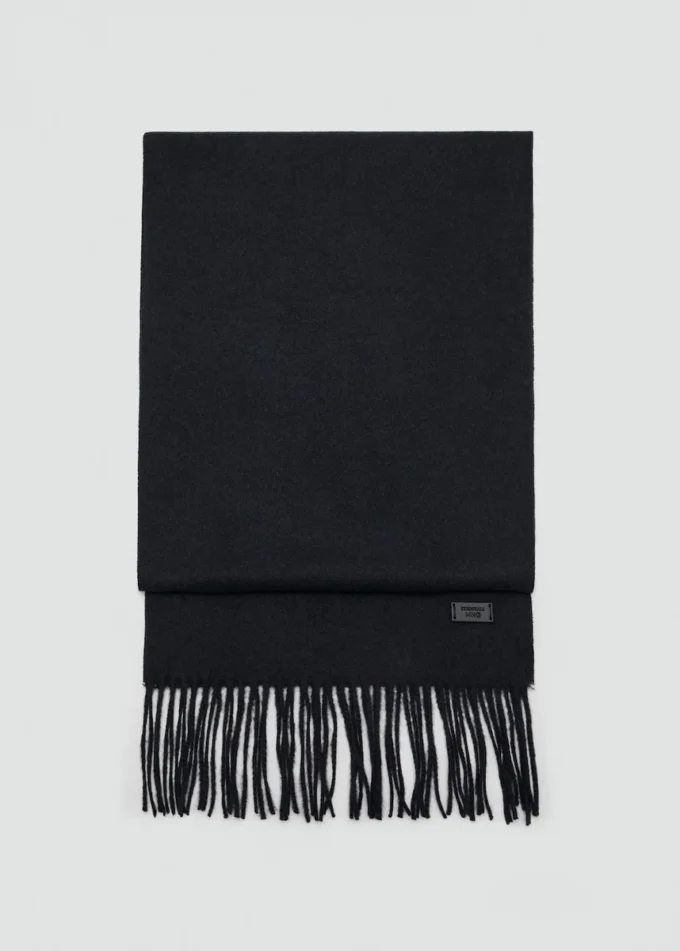 Sciarpa semplice con frange Sciarpa semplice con frange