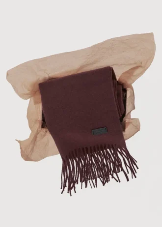 Sciarpa semplice con frange