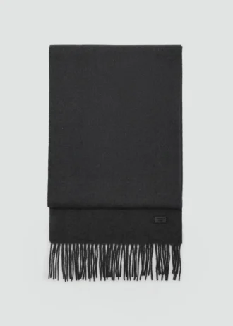 Sciarpa semplice con frange