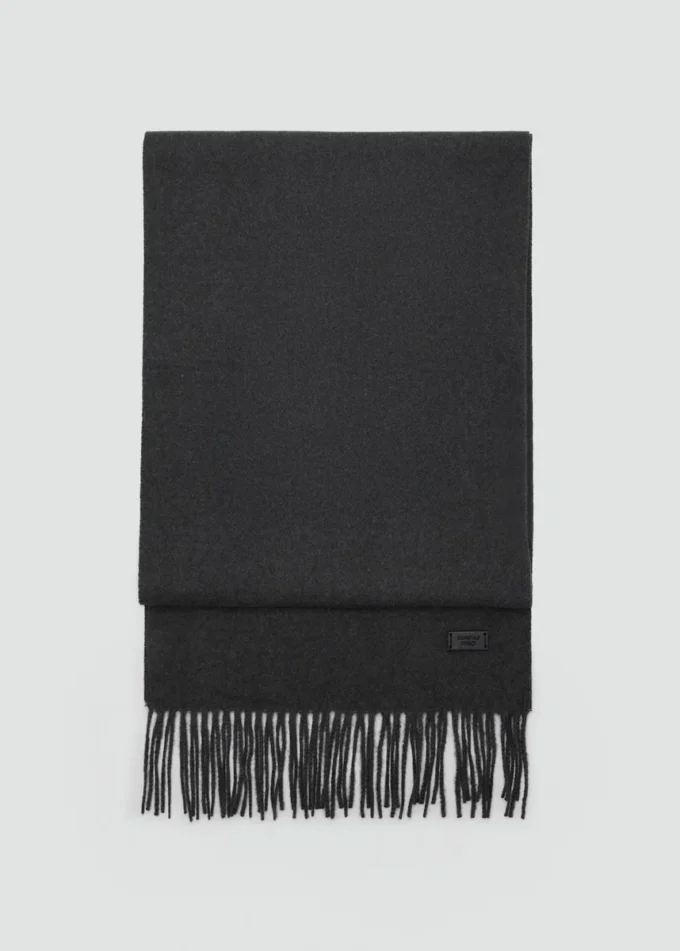Sciarpa semplice con frange Sciarpa semplice con frange