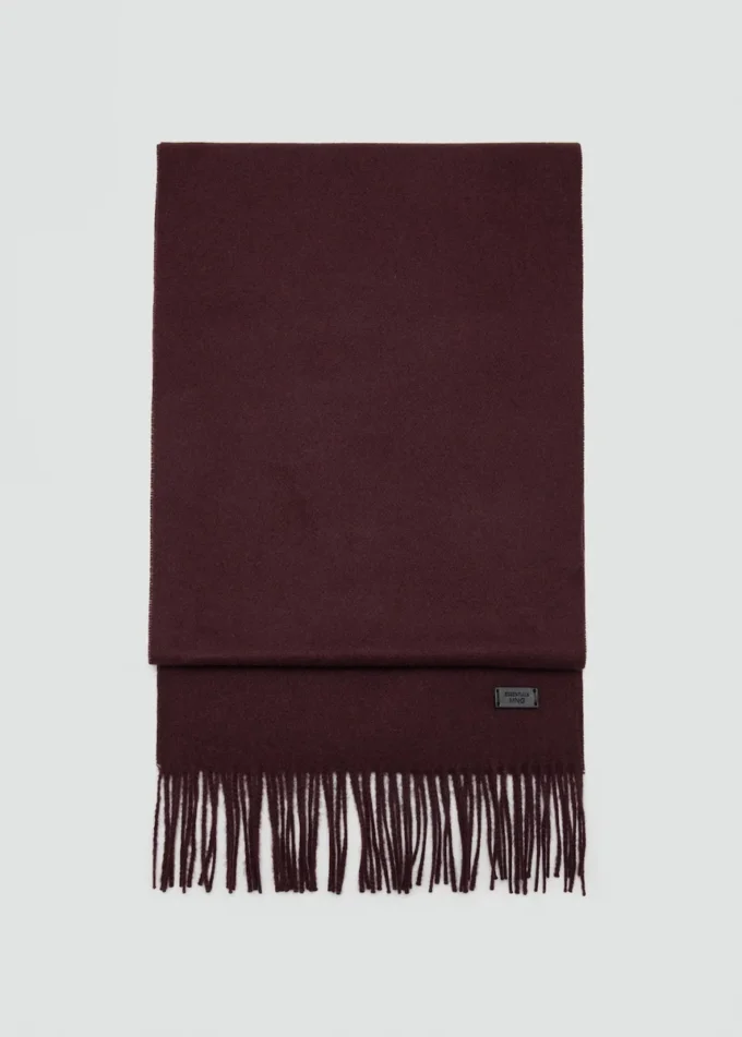 Sciarpa semplice con frange Sciarpa semplice con frange