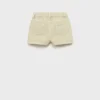 Shorts in cotone effetto denim Shorts in cotone effetto denim