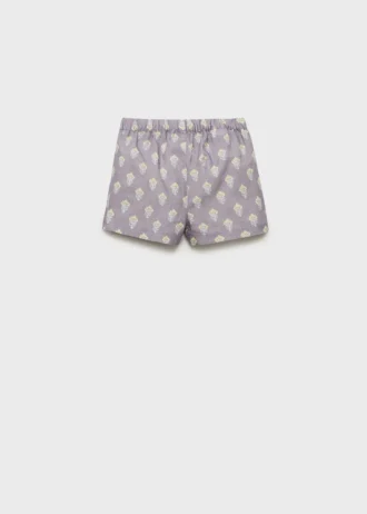 Shorts in cotone stampato