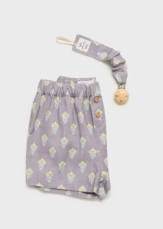 Shorts in cotone stampato