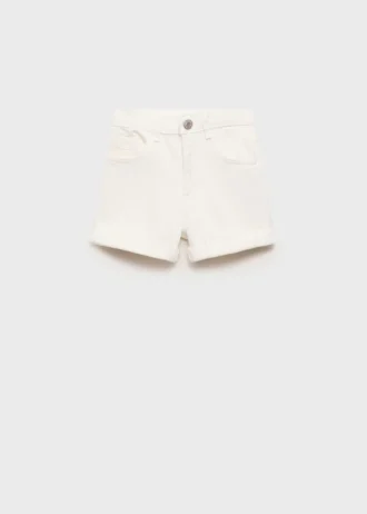 Shorts in denim dal taglio dritto