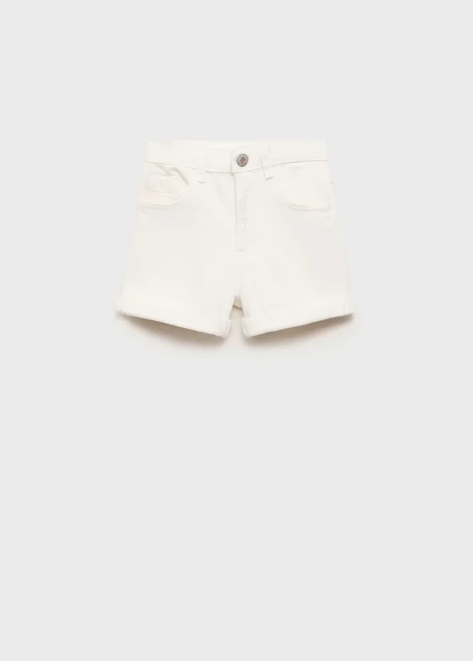 Shorts in denim dal taglio dritto Shorts in denim dal taglio dritto